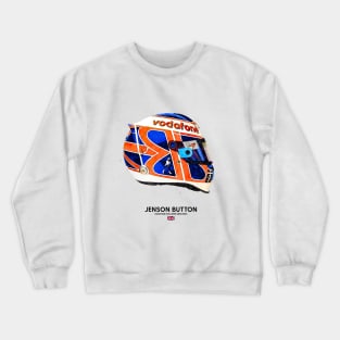 F1 2010 Jenson Button Crash Helmet Crewneck Sweatshirt